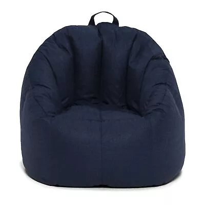 $35 • Buy Big Joe 1124657 Joey Bean Bag Chair, Blue Denim Lenox