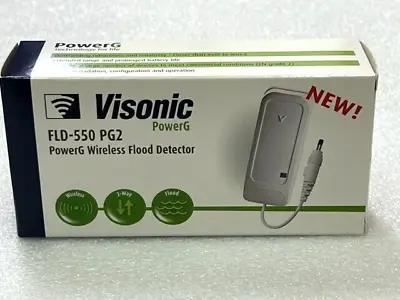 Visonic FLD-550 PG2 (433-0:029) PowerG Wireless Flood Detector New In Box • $50