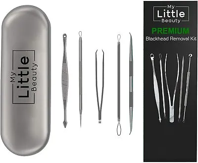 $6.99 • Buy 5pcs Blackhead Acne Comedone Pimple Blemish Extractor Remover Stainless Tool Kit