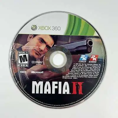 Mafia II Microsoft Xbox 360 Video Game 2K Games - DISC ONLY • $7.95