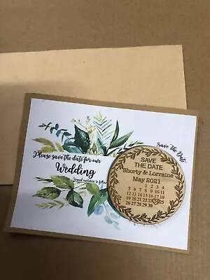 Wedding  Save The Date  Fridge Magnets -  X 50pc With Cards + Envelopes • $44.95