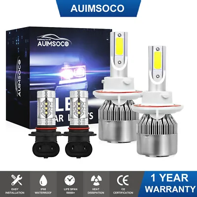 For Ford Mustang 2007 2008 2009 2010-2012 LED Headlight Hi/Lo + Fog Light Bulbs • $28.79