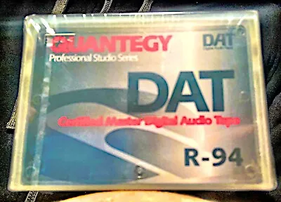 Quantegy DAT R-94 Certified Master Digital Audio Tape SEALED Pro Studio Series • $14.95