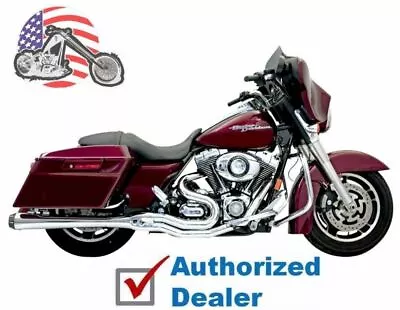 Bassani Road Rage 2 Into 1 II B4M Exhaust Pipe System 4  Chrome Harley Touring • $989.95