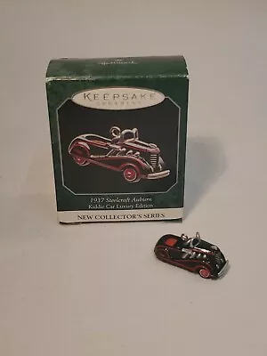 Vintage Hallmark 1998 Keepsake Ornament - 1937 Steelcraft Auburn Car Miniature • $9.99