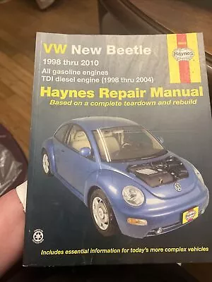 Haynes VW Beetle 1998-2000 Repair Service Workshop Manual Book Guide  96009 • $19.99