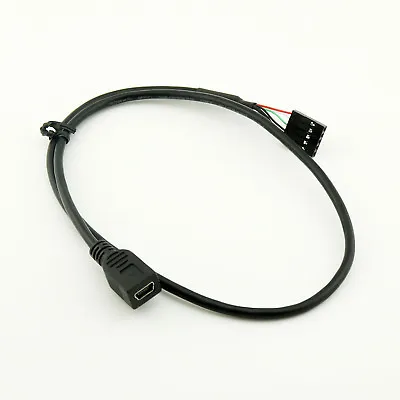 50cm USB Mini 5Pin Female To 5Pin Female 2.54 USB Header PCB Motherboard Cable • $2.19