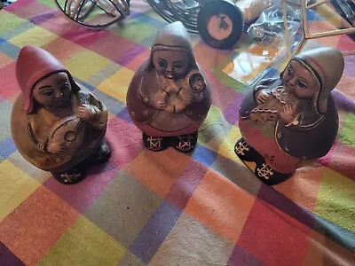 Set Of 3 Peruvian Chulucanas Terracotta Figurines • $66