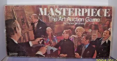 £23.96 • Buy Vintage Masterpiece The Art Auction Board Game 1970 Parker Brothers Complete