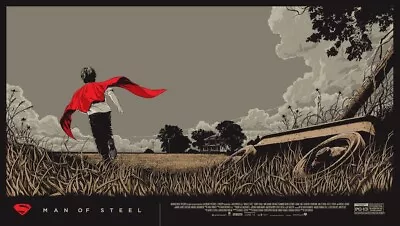 Man Of Steel By Ken Taylor - Regular - Rare Sold Out Mondo Print • $400