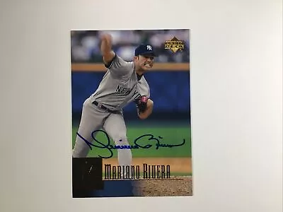 MARIANO RIVERA 2001 Upper Deck Vintage #366 AUTHENTIC AUTO NY YANKEES HOF • $75