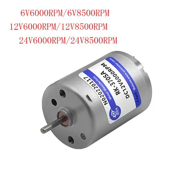 DC Deceleration Motor High Power Speed 6V 12V 24V 6000RPM 8500RPM Adjustable • £5.99