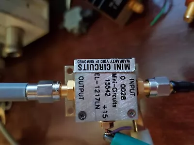 Mini Circuits 15542  ZEL-1217LN  Tested Low Noise Amplifier 1.2 To 1.7 GHz SMA • $75