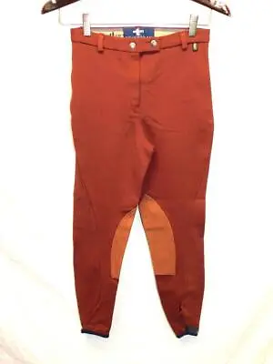 Vintage Millers Size 26 Brown Breeches Horse Riding Medalist Cotton Back Pants • $15.99