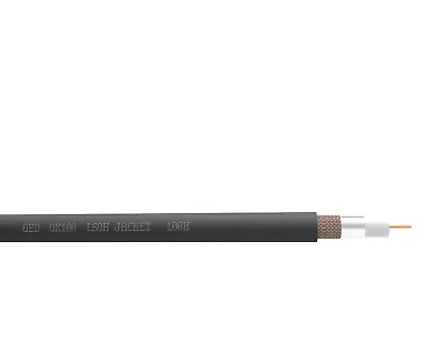 QED QX100 Black Digital Coaxial Cable Roll (100 METRES) • $429.99