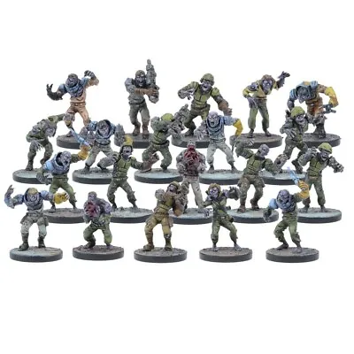 Mantic Deadzone Sci-Fi Plague Zombies - 5 Minis And Bases New On Sprue • $10