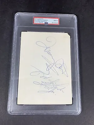 Michael Landon & Tommy Sands  Bonanza Show  Autograph PSA DNA Grade 9 MINT  • $507