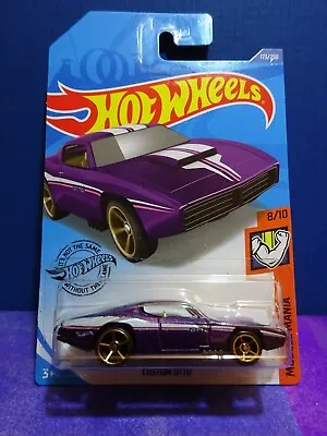 2020 Hot Wheels CUSTOM OTTO In PURPLE - HW MUSCLE MANIA 8/10. Long Card. • $5.99