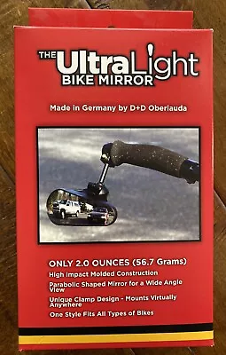 Ortlieb UltraLight BarEnd Bike Mirror Bar End Rear View Mirror • $19.99