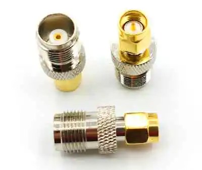 £2.95 • Buy PureTek® TNC Female To SMA Male Straight Adapter RF Coaxial Connector