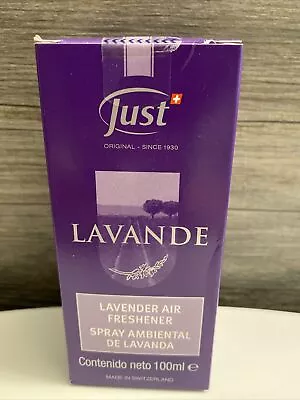 $49.99 • Buy Swiss JUST Spray De Lavanda Lavender Spray 100ml Limited Edition Mist