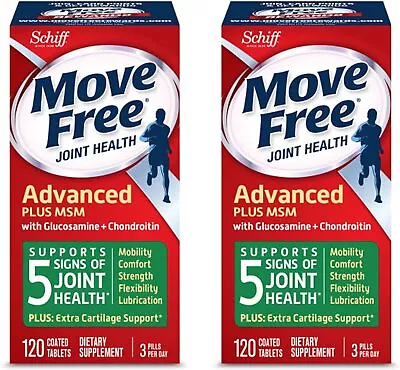 Move Free Advanced Plus MSM Coated Tablets Joint Supplement. • $64.69
