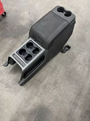 11-16 Super Duty F250 F350 F450 Dark Gray Leather Lid Gray Center Console # 9455 • $750