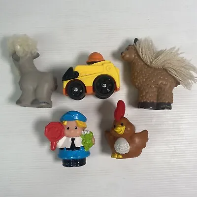 Fisher Price Little People Zoo Animals X 5  Figurines Toys • $15