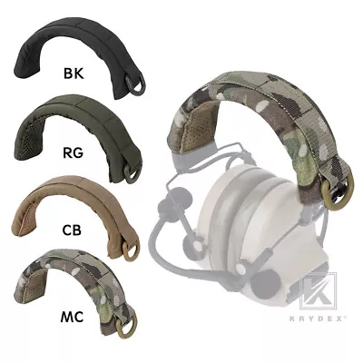 KRYDEX Modular Headset Cover Tactical Earmuff Headband Protecter D-Ring MOLLE • $11.95