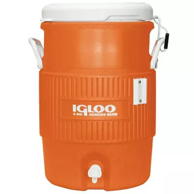 Igloo 5 Gallon Heavy-Duty Polyethylene Beverage Cooler Jug -Orang • $25