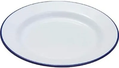 Falcon Enamel Dinner Plate 26cm Roasting Baking Serving Camping Pie Dish Caravan • £7.88