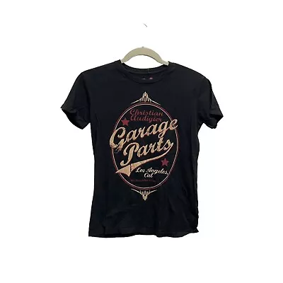 Ed Hardy Christian Audigier Garage Parts T Shirt Black Size S NWOT • $45