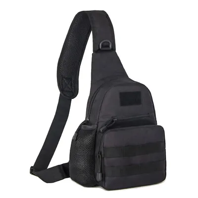 Military Sling Backpack Tactical Assault Pack Backpack Army Molle Waterproof Bag • $14.99