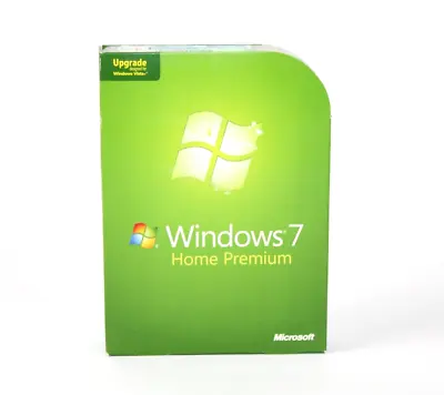 Microsoft Windows 7 Home Premium Full 32 Bit & 64 Bit DVD MS WIN =RETAIL BOX= • $69.95