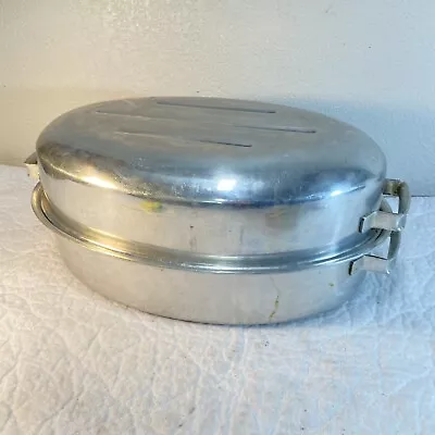 Vintage Vita Craft Aluminum 19” Roasting Pan With Lid And Rack  Dutch Oven • $74