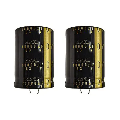 2 Pcs Nichicon KG Capacitors 63v 820~10000uf Audio Grade Power • £28.63