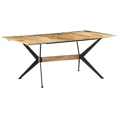 £271.04 • Buy Dining Table Solid Mango 180cm Wood Industrial Style Kitchen Table