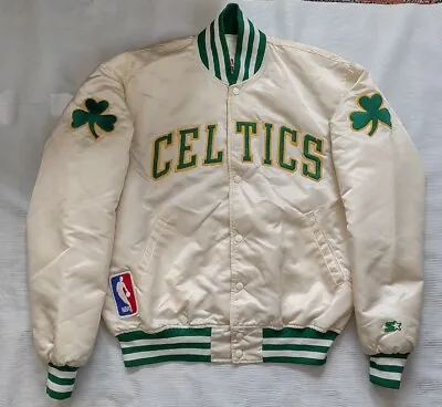 Vintage Made In Usa! Starter Authentics Boston Celtics Satin Jacket Size Xl • $499.99