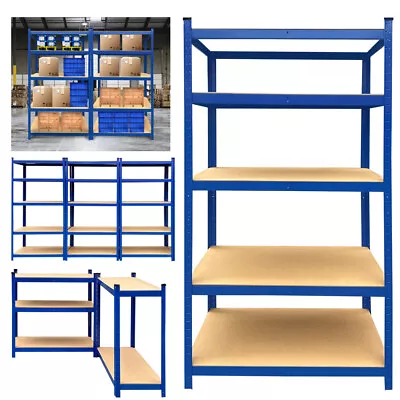 Heavy Duty Shelf Garage Steel Metal Storage 5 Level Adjustable Shelves Rack AAAA • $54.50