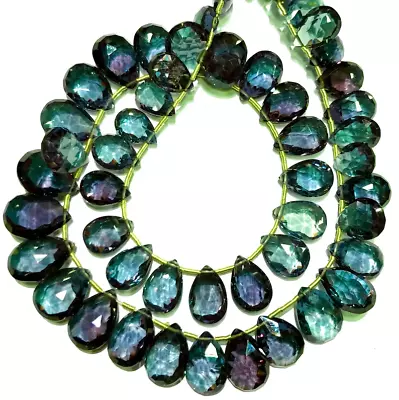 Alexandrite Faceted Pear Shape Beads Color Changing Alexandrite Gemstone Beads • $298.25