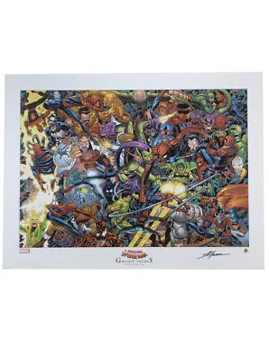 Amazing Spider-Man Lithograph Greatest Villains By Romita Signed By Scott Hanna • $49.95