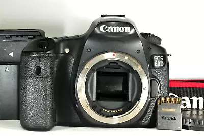 Canon EOS 60D Digital SLR Camera (Body Only) W/battery Charger Strap SD Card • $299