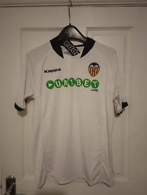 Valencia CF Football Shirt Size XXL Youth  Age 14-16 2009 2010 Home Kappa BNWT • £9.99