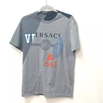 VERSACE Apparel Tops Medusa  Short Sleeve T-shirt Cotton Gray • $302.50