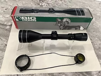 $279.95 • Buy Vintage TASCO BIG HORN 2.5-10x50mm AO Rifle Scope,1”,Plex,Matte,Japan Made,RARE.