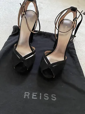 £70 • Buy Reiss Women’s Black Suede Shoes Size 6
