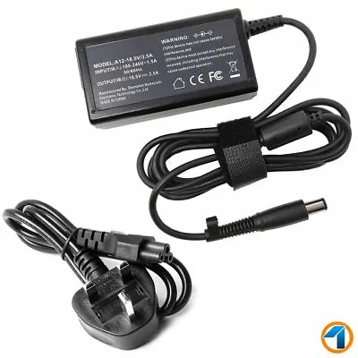 £11.95 • Buy 18.5V 3.5A 65W HP 550 620 625 510 530 G5000 G6000 LAPTOP CHARGER YES / NO Cable