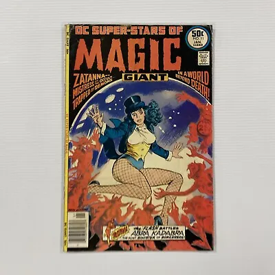 DC Giant Super-Stars Of Magic #11 Zatanna 1976 VG Pence Stamp • £25