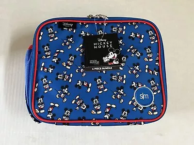 Disney Mickey Mouse Lunch Box Kit New Simple Modern Kids Ice Pack 2 Lunch Bags • $14.99