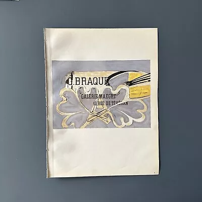 Original Georges Braque – Maeght – 1950s Exhibition Lithograph Poster • $42